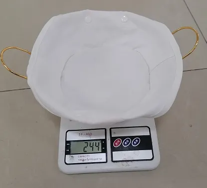 细线圆形面包篮