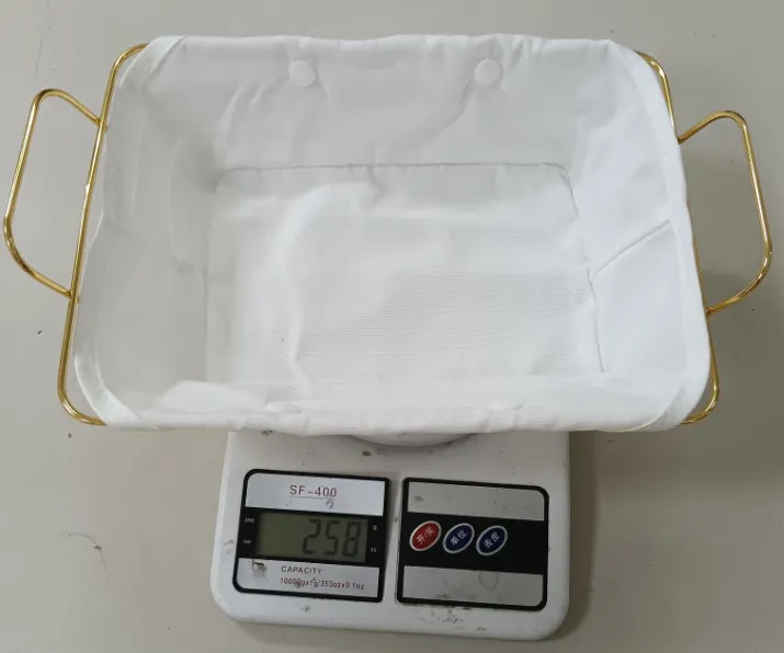 细线长方形面包篮